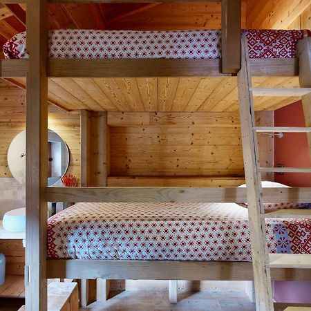 Chalet Grand Croix - Haut Standing - 8, 10 Pers لانسليبورغ-مونت-سينيس المظهر الخارجي الصورة