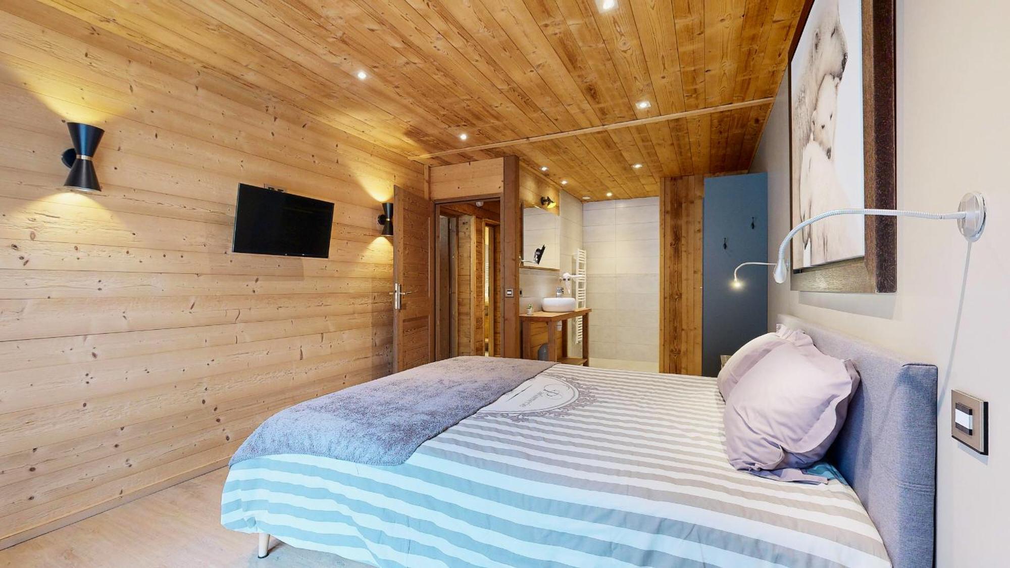 Chalet Grand Croix - Haut Standing - 8, 10 Pers لانسليبورغ-مونت-سينيس المظهر الخارجي الصورة